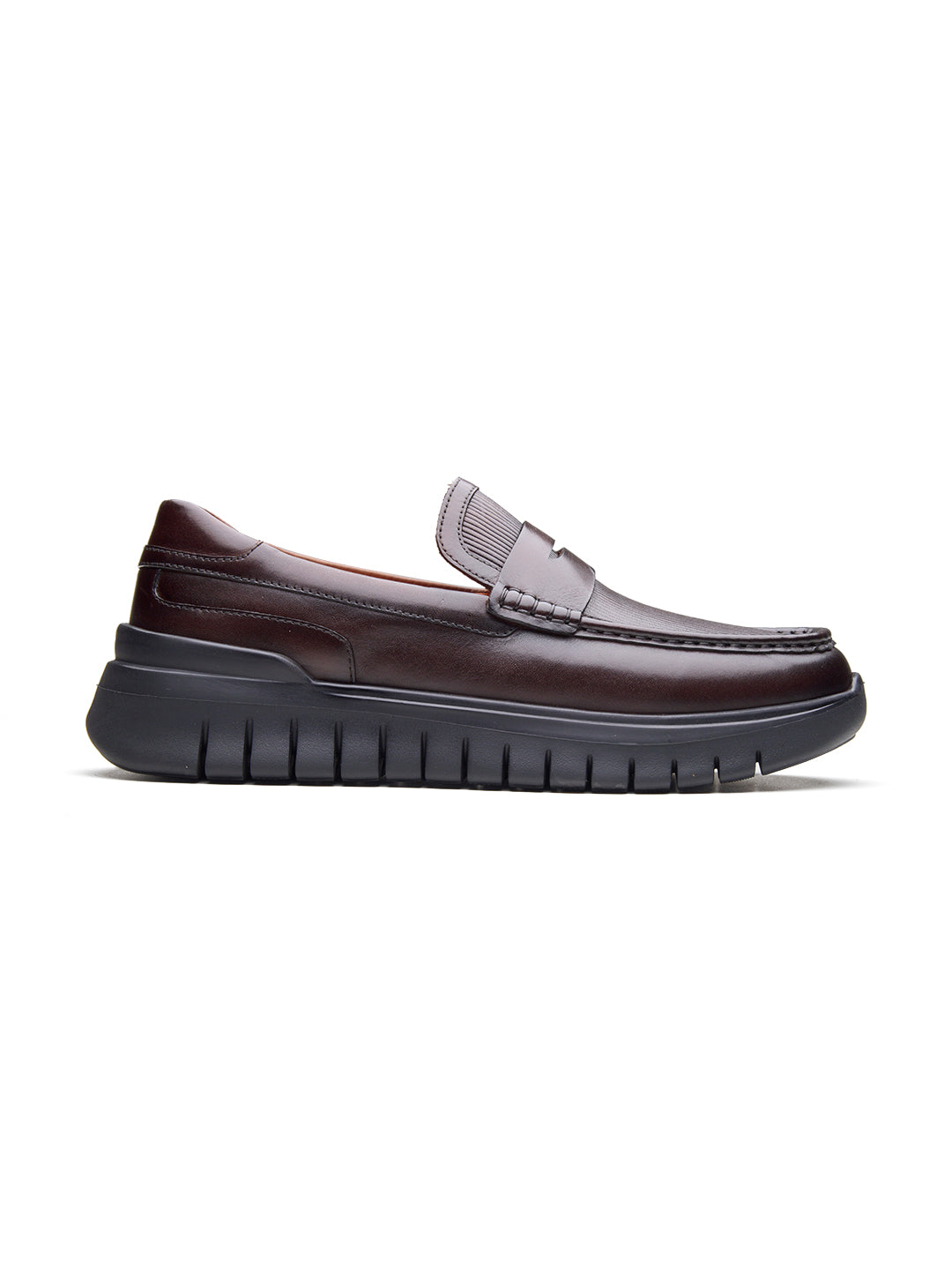 Carlo Leather Comfort Slip-on Shoes Brown