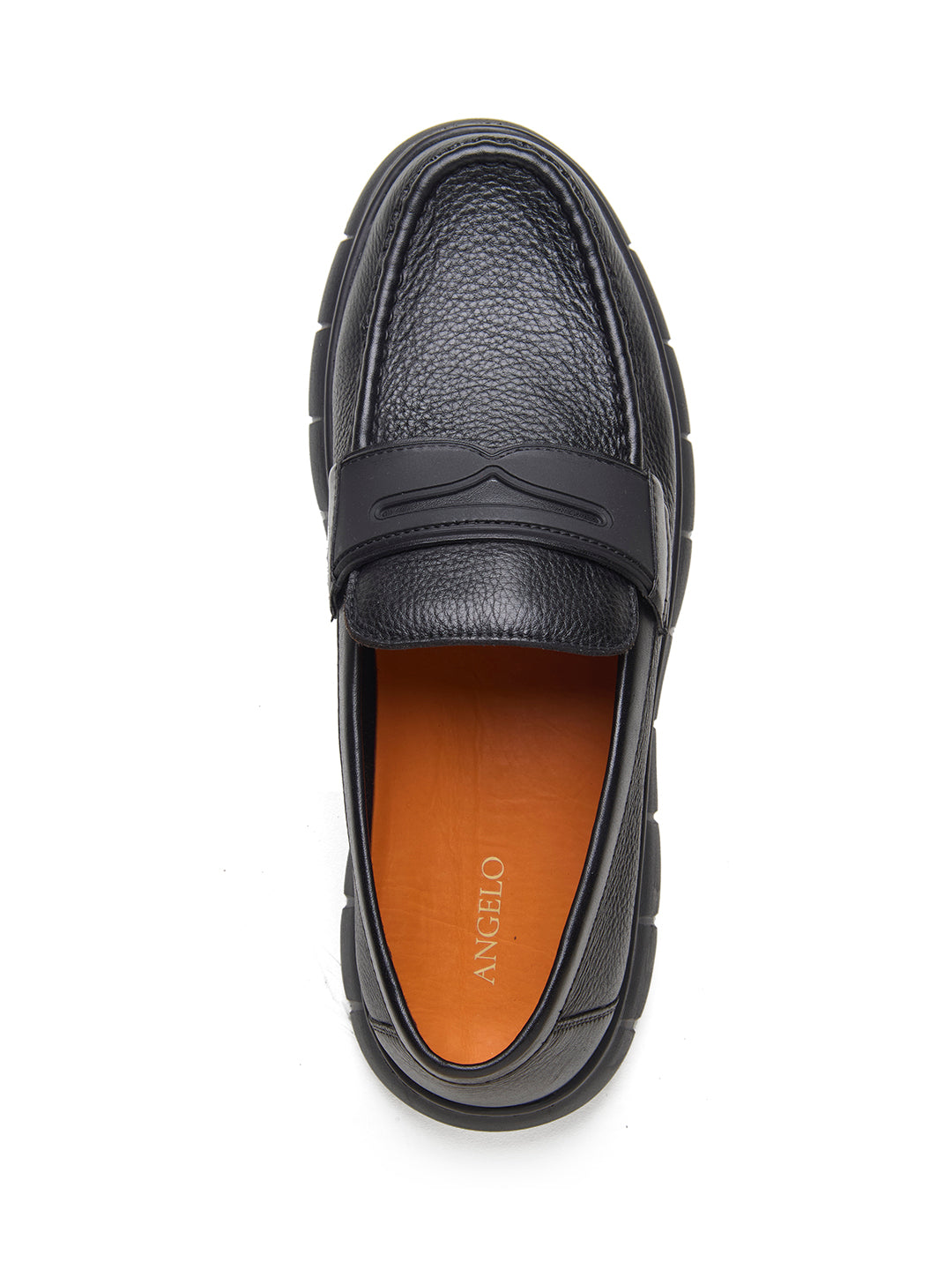 Benuto Leather Formal Slip-on Shoes Black