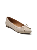 Michael Angelo's Elise Ballerinas For Women (Cream)
