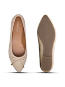 Michael Angelo's Elise Ballerinas For Women (Cream)