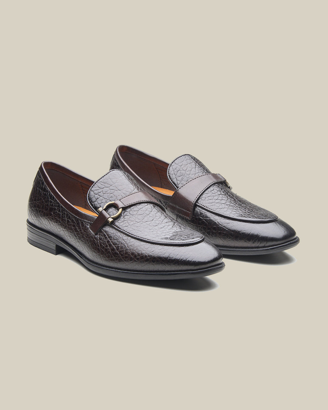 Nunzio Leather Formal Shoes Brown