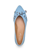 Michael Angelo's Denime Ballerinas For Women (Blue)