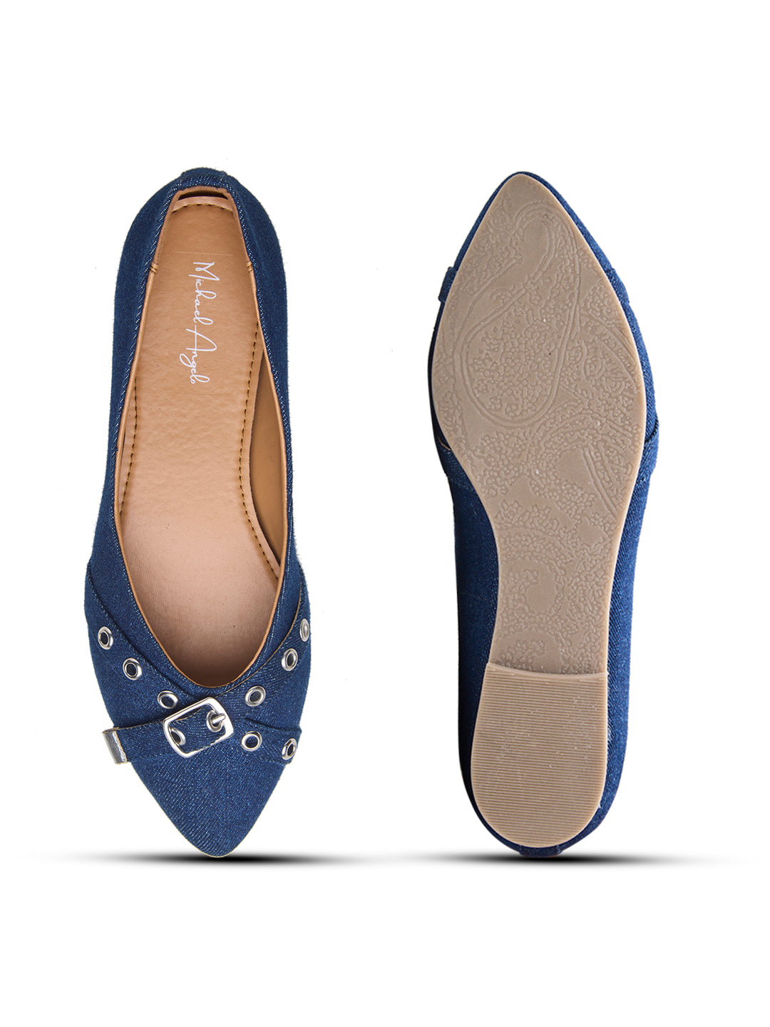 Denime Ballerinas Navy