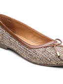 Michael Angelo's Elise Ballerinas For Women (Brown)