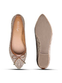 Michael Angelo's Elise Ballerinas For Women (Brown)