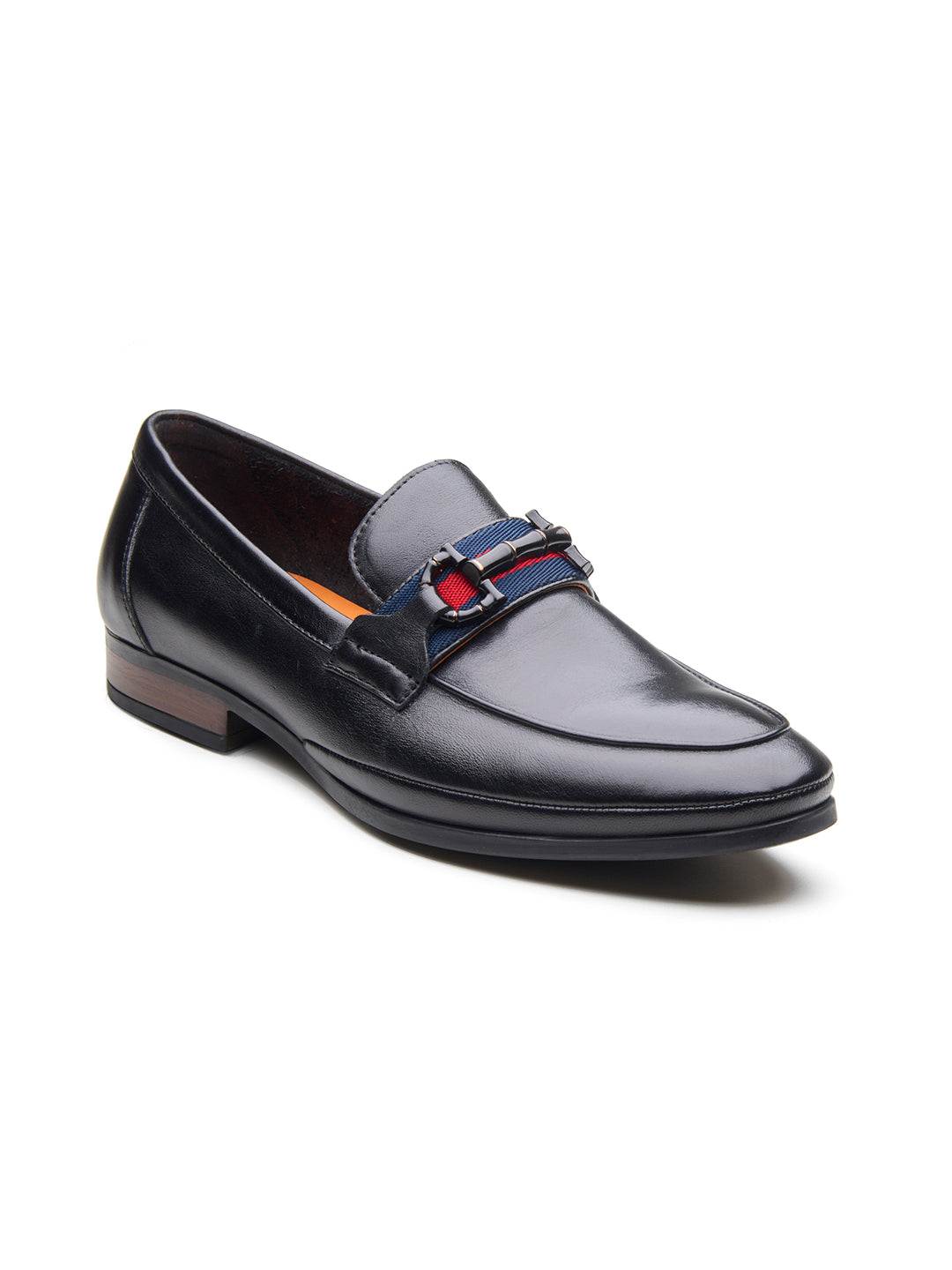 Karlo Leather Formals Shoes Black