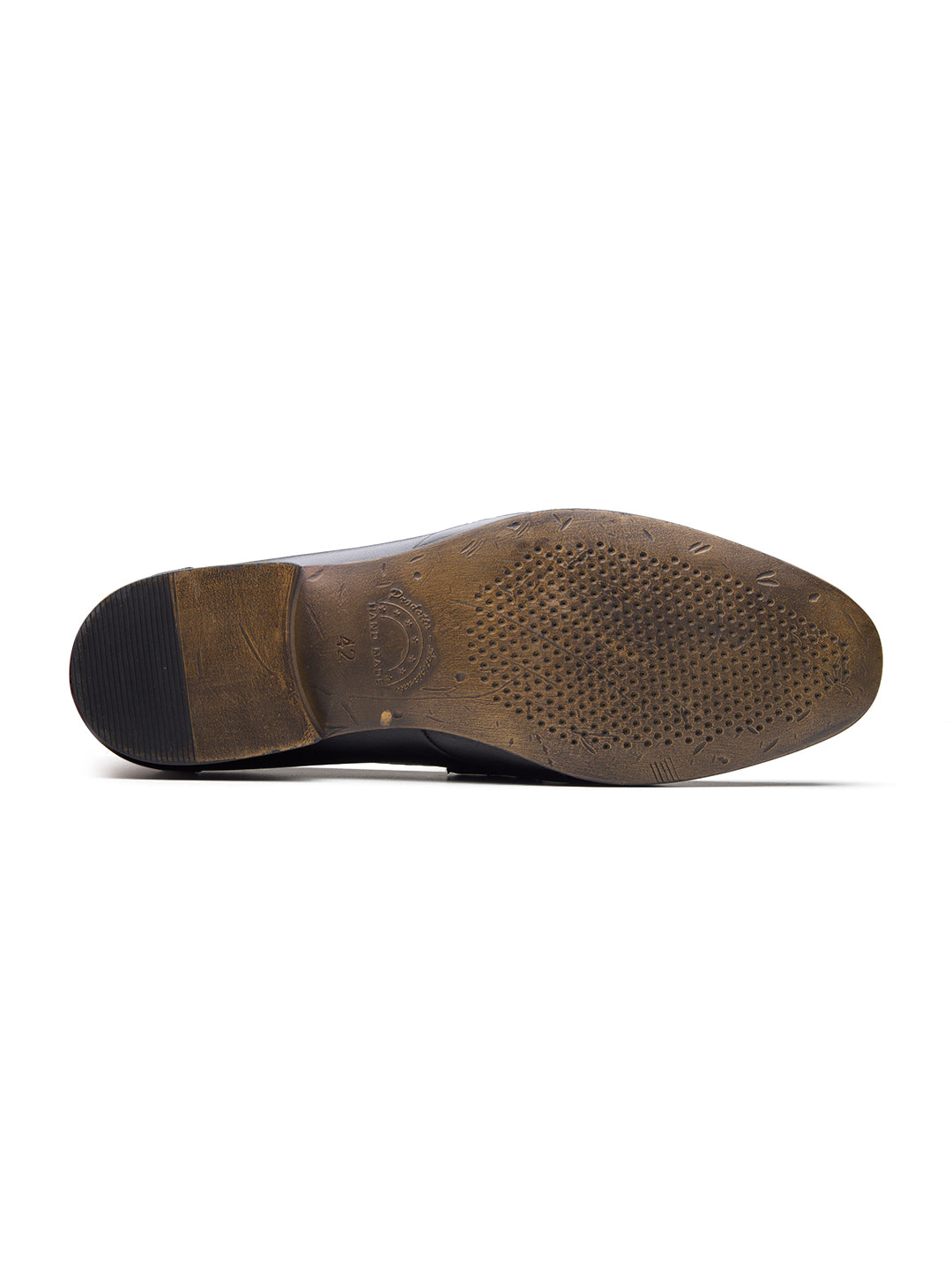 Karlo Leather Formals Shoes Black