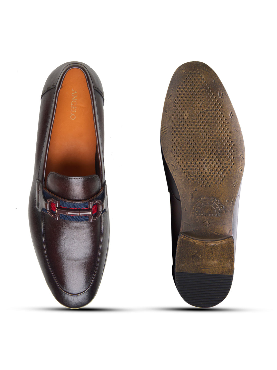 Karlo Leather Formals Shoes Brown