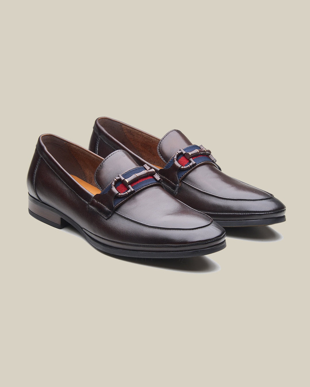 Karlo Leather Formals Shoes Brown
