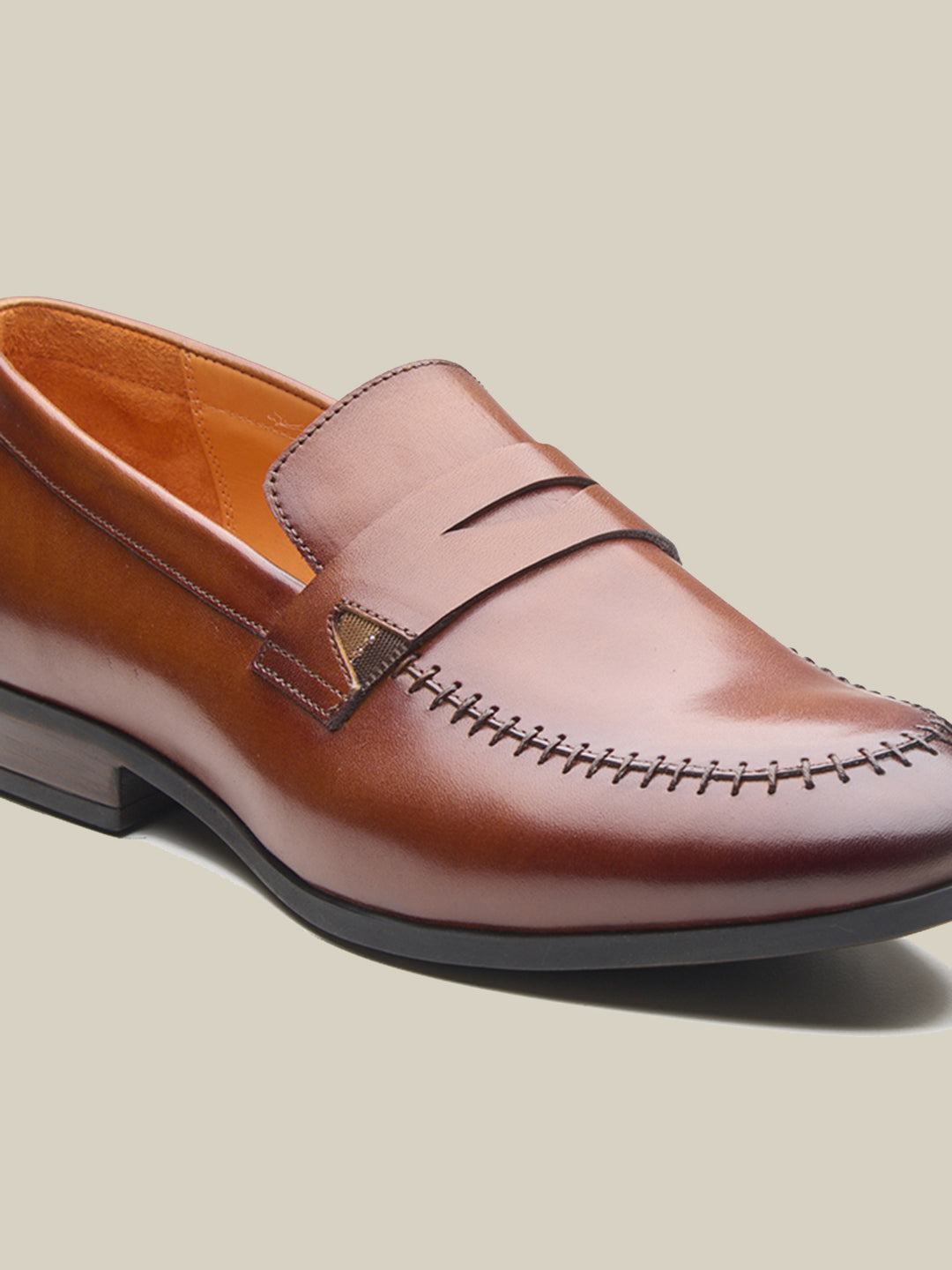 Klaus Leather Formal Slip-on Shoes Tan