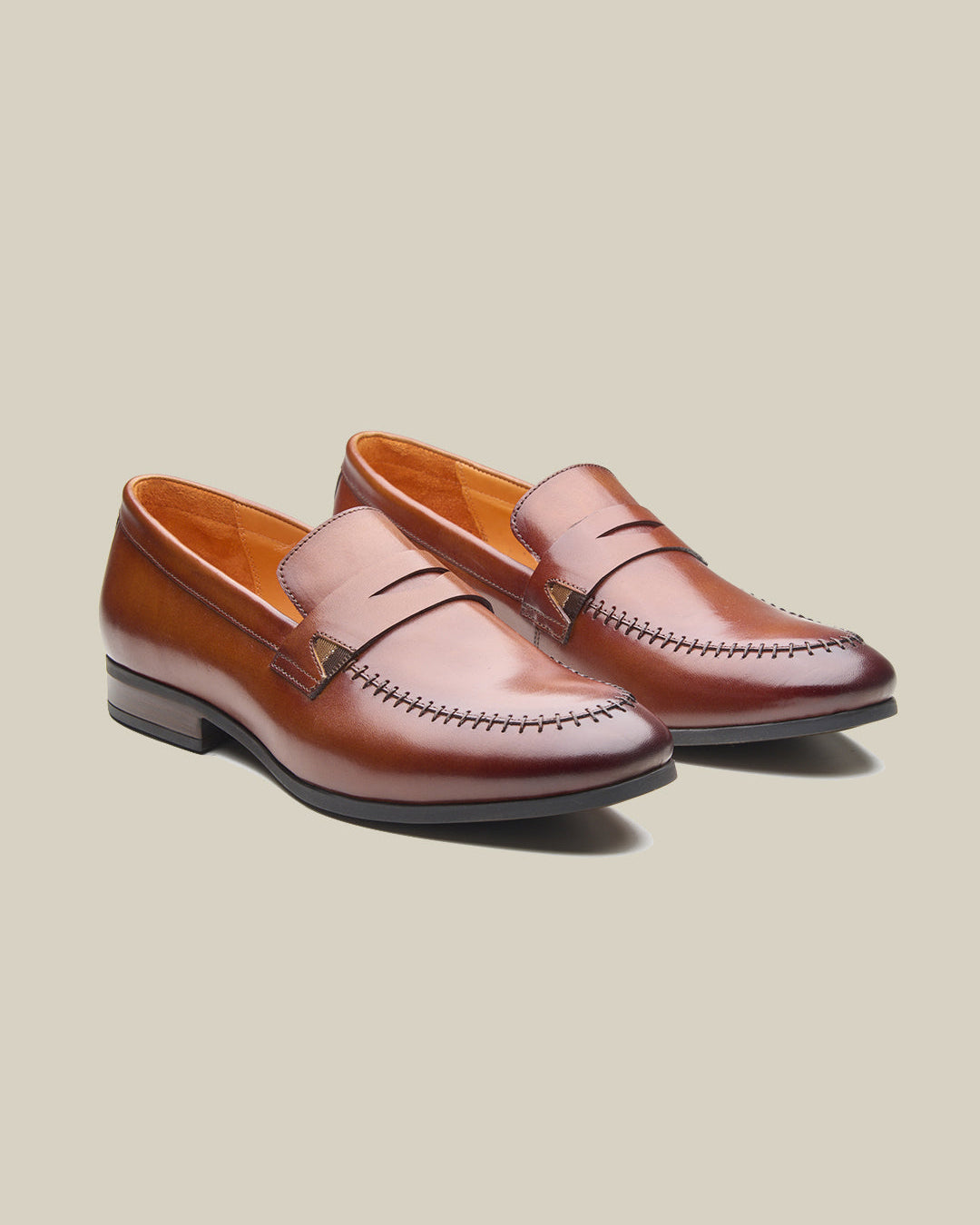 Klaus Leather Formal Slip-on Shoes Tan