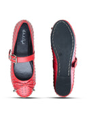 Michael Angelo's Charme Mary Janes For Women (Red)