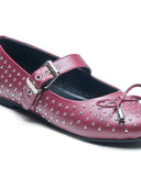 Michael Angelo's Charme Mary Janes For Women (Wine)