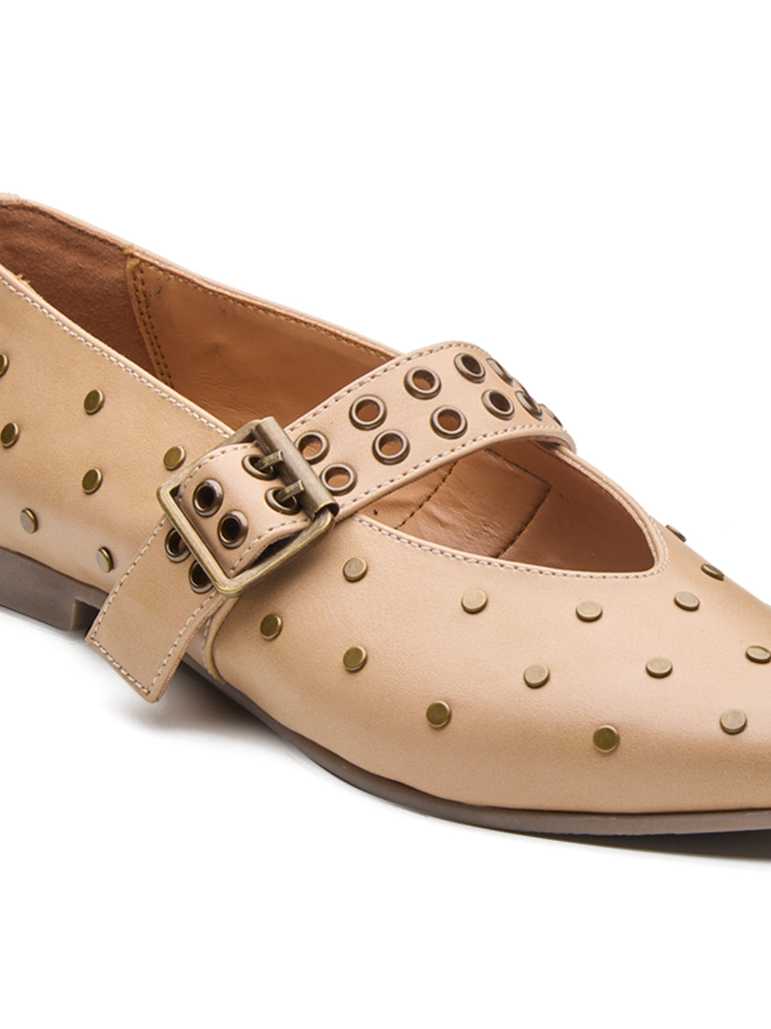 Cherie Mary Janes Beige