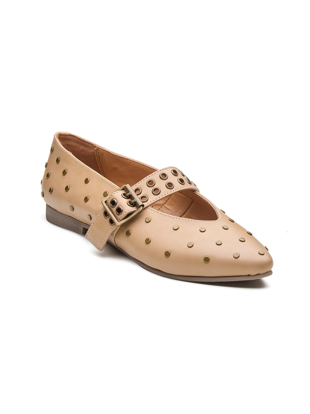 Cherie Mary Janes Beige