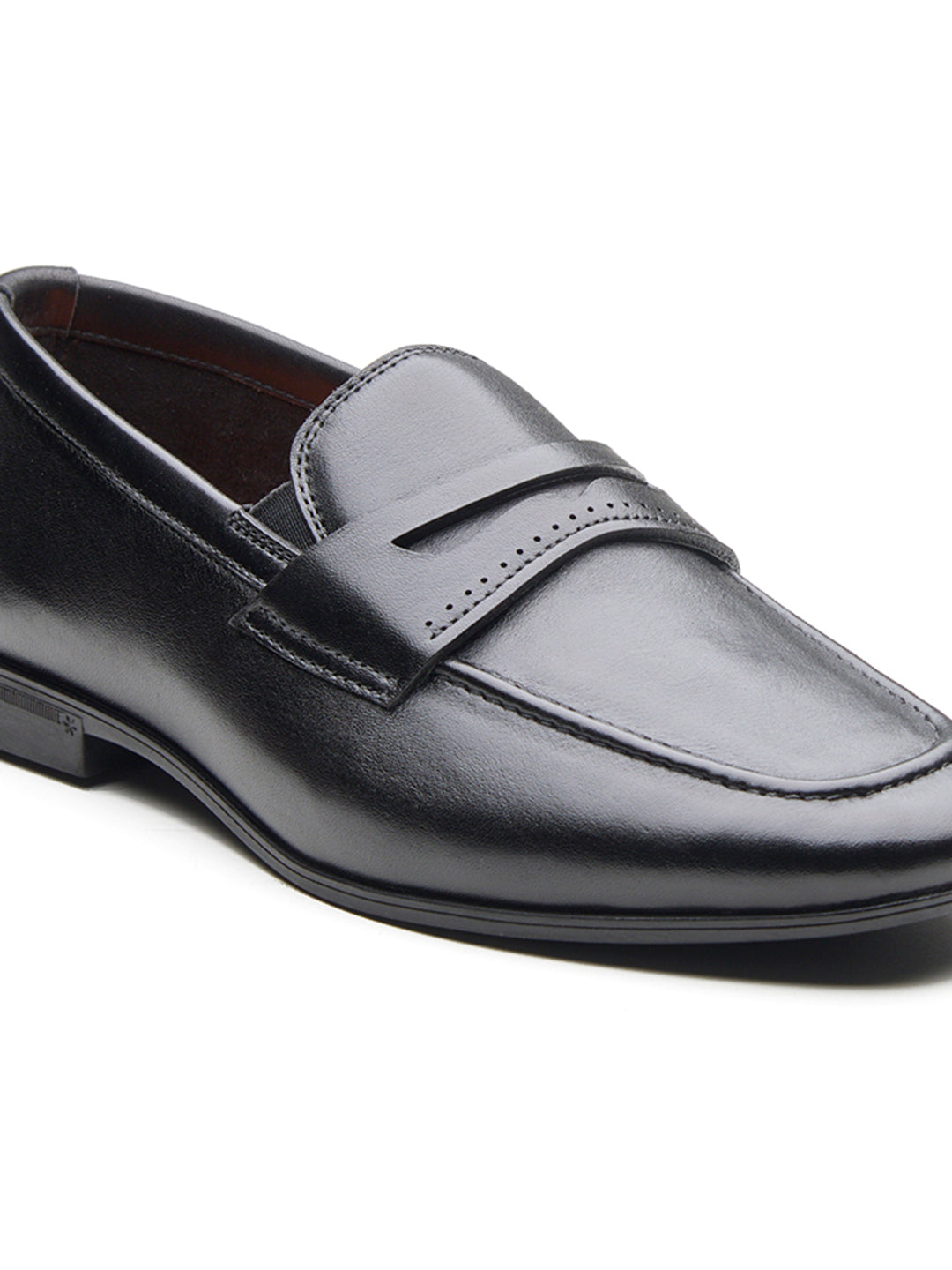 Filippo Leather Formal Slip-on Shoes Black
