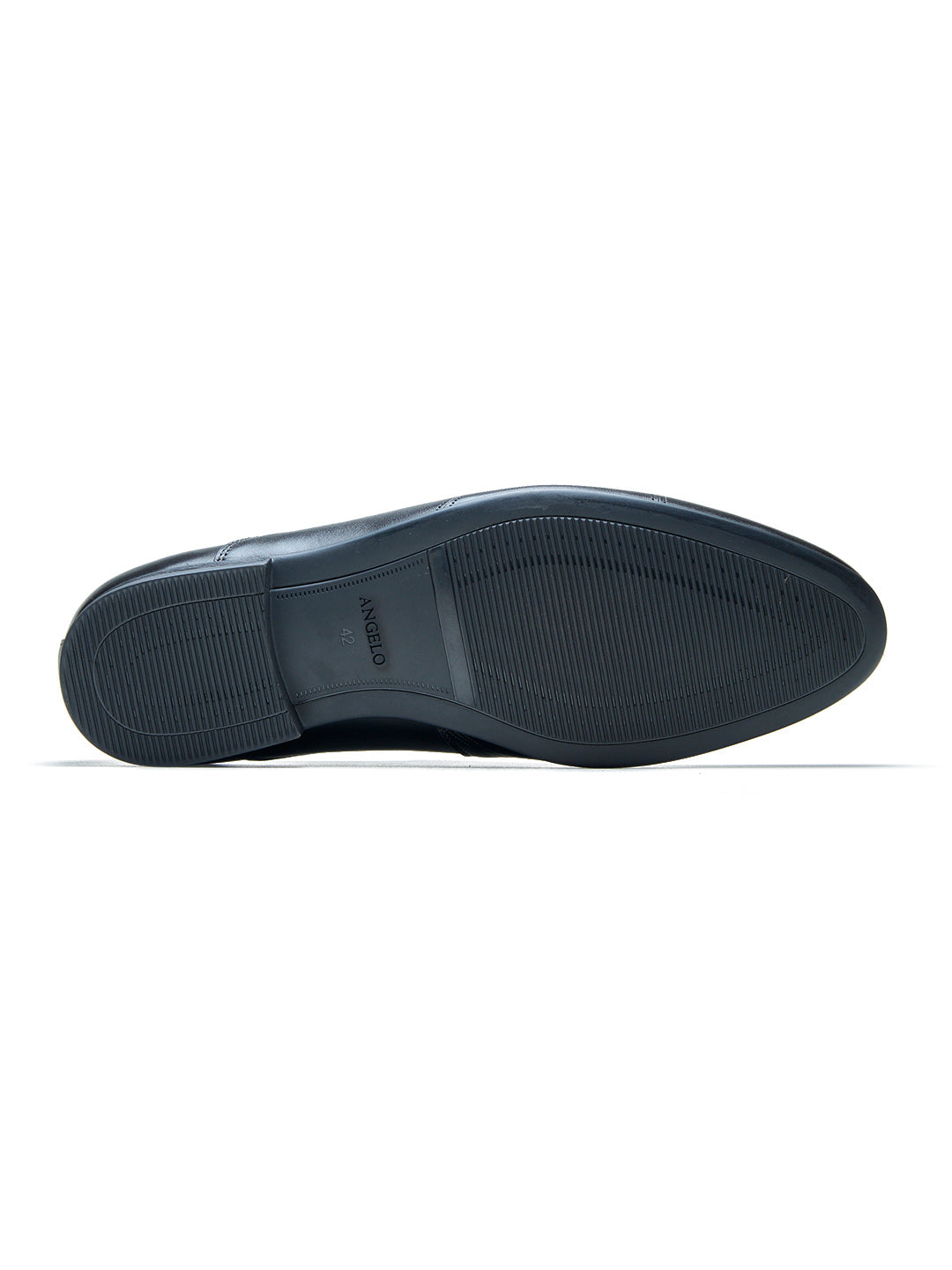 Leonardo Leather Formal Slip-on Shoes Black