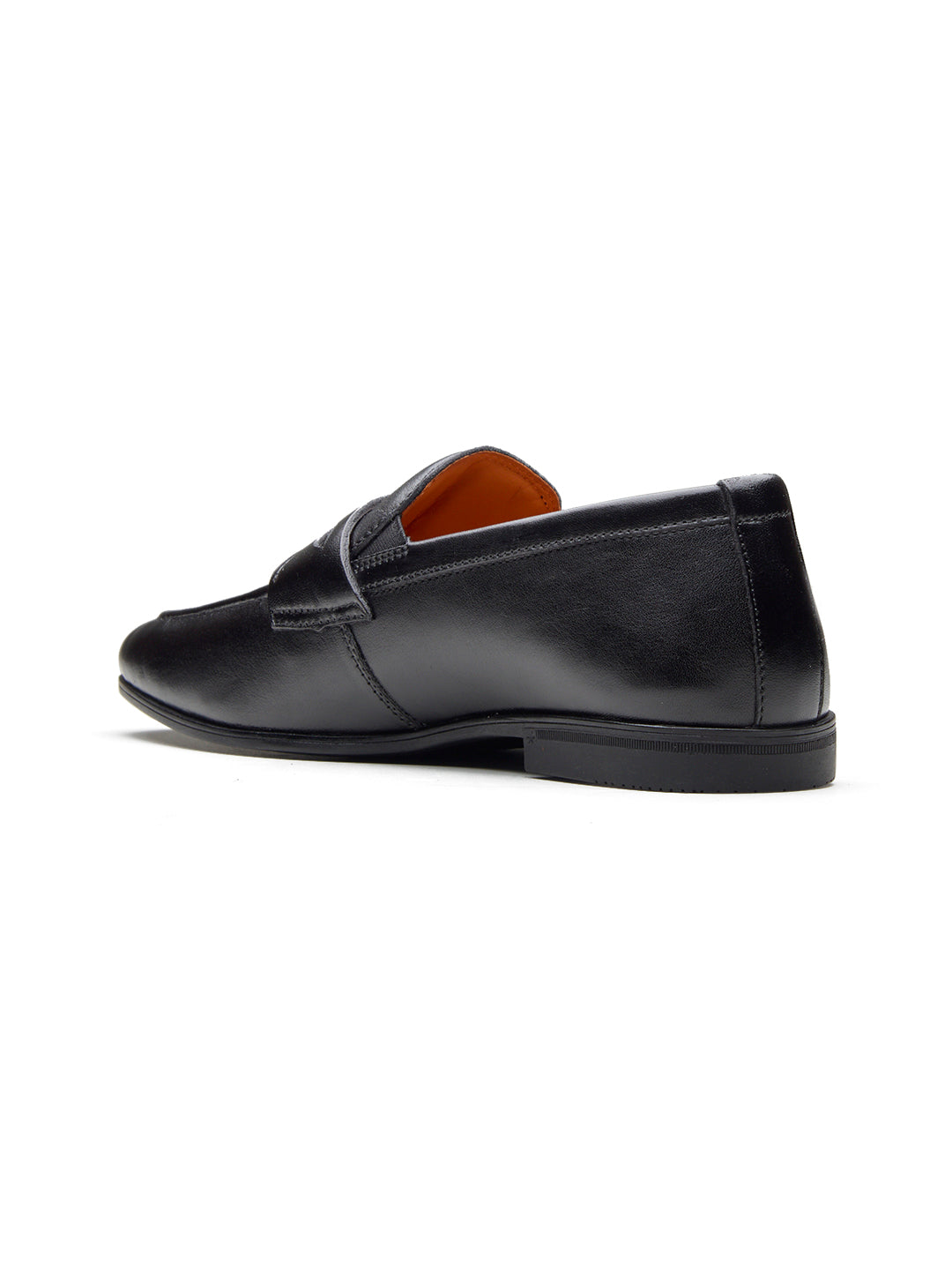 Filippo Leather Formal Slip-on Shoes Black