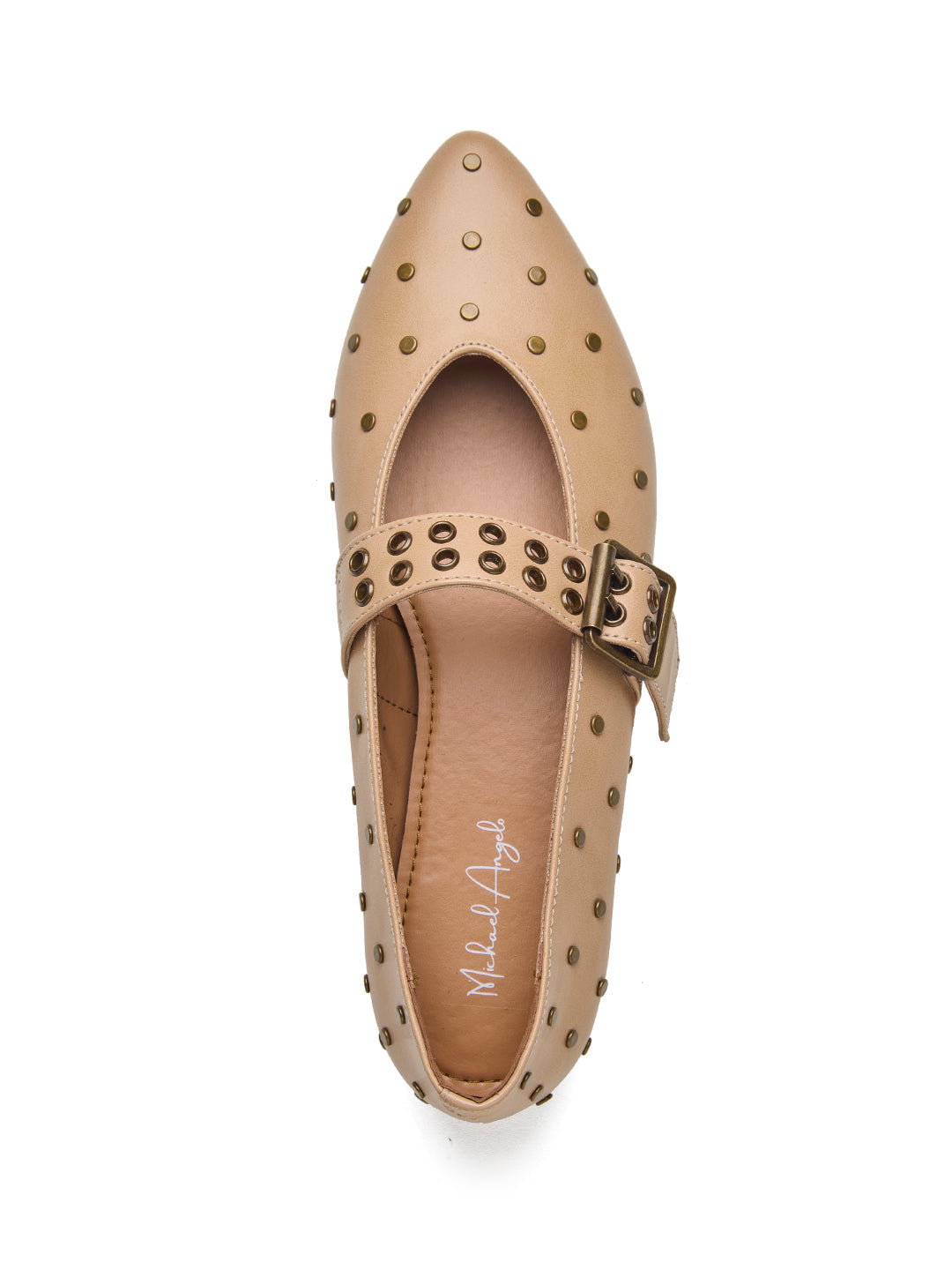Cherie Mary Janes Beige
