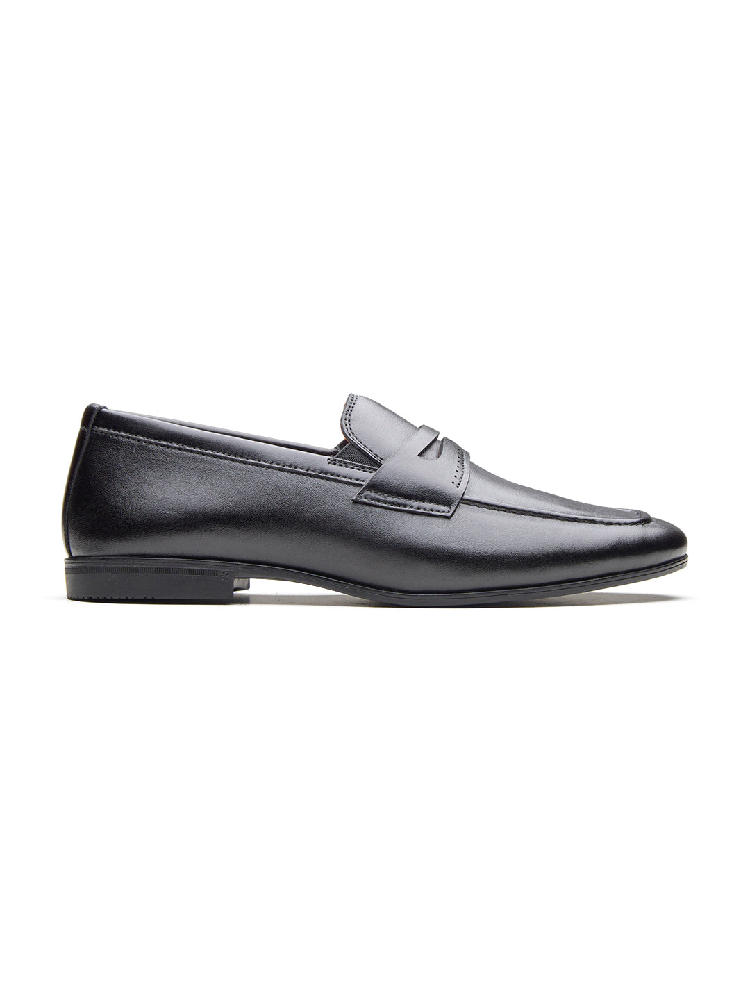 Filippo Leather Formal Slip-on Shoes Black