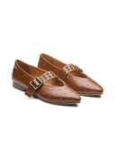 Michael Angelo's Cherie Mary Janes For Women (Brown)