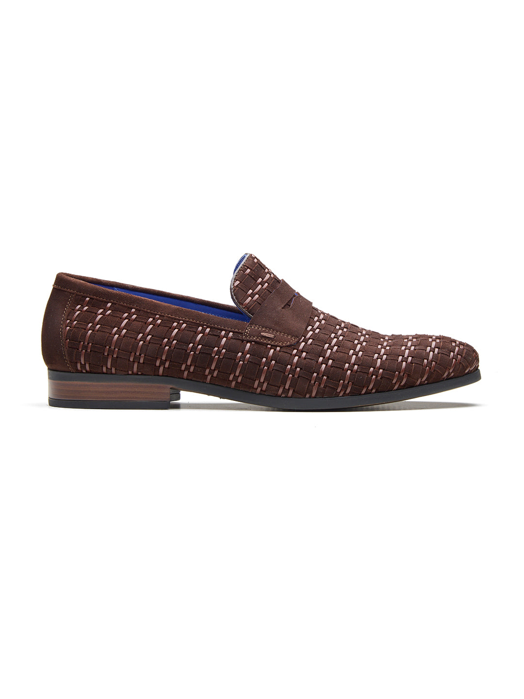 Kallisto Leather Ethnic Slip Ons Shoes Brown