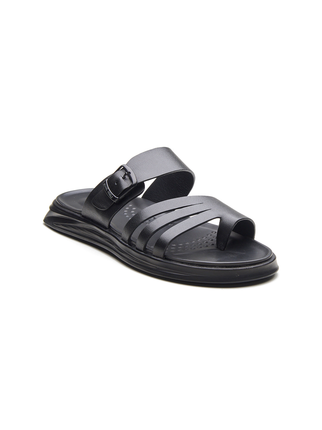 FRANZ Premium Leather Sandals For Men's black