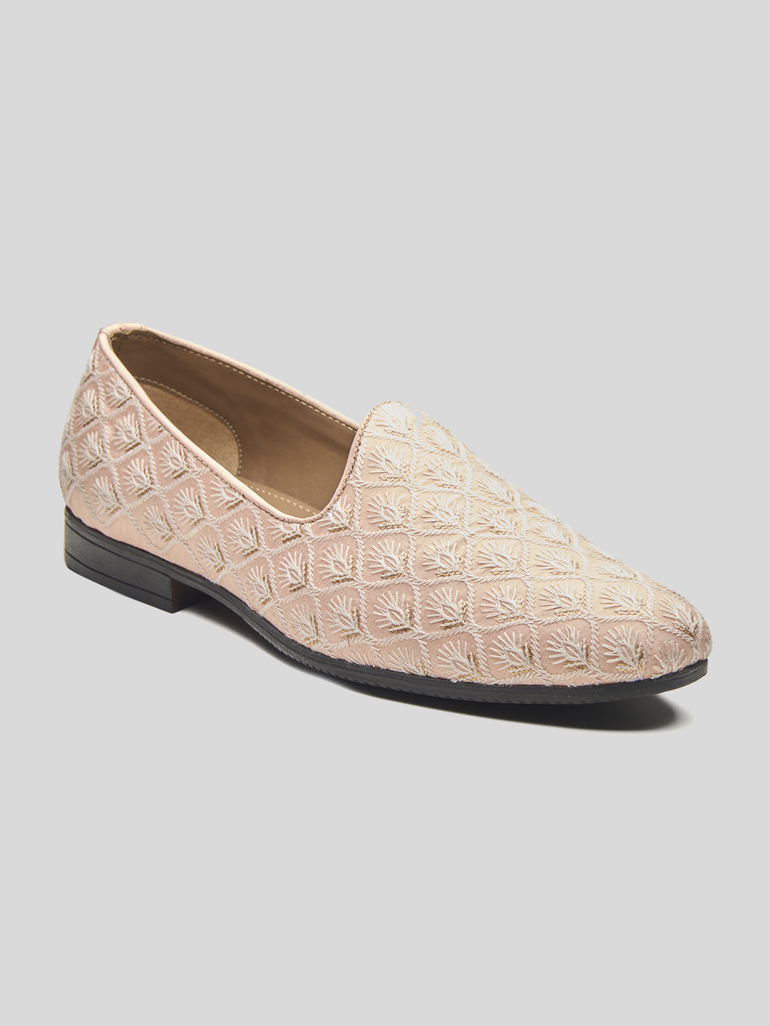 Oristano Ethnic Slip Ons Pink