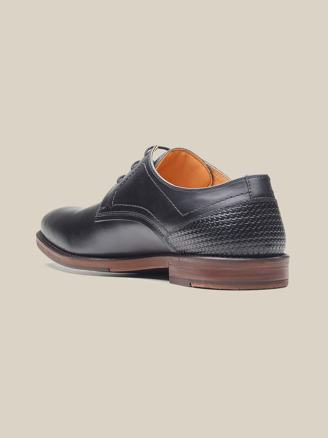 Plimmer Leather Derby Shoes Black