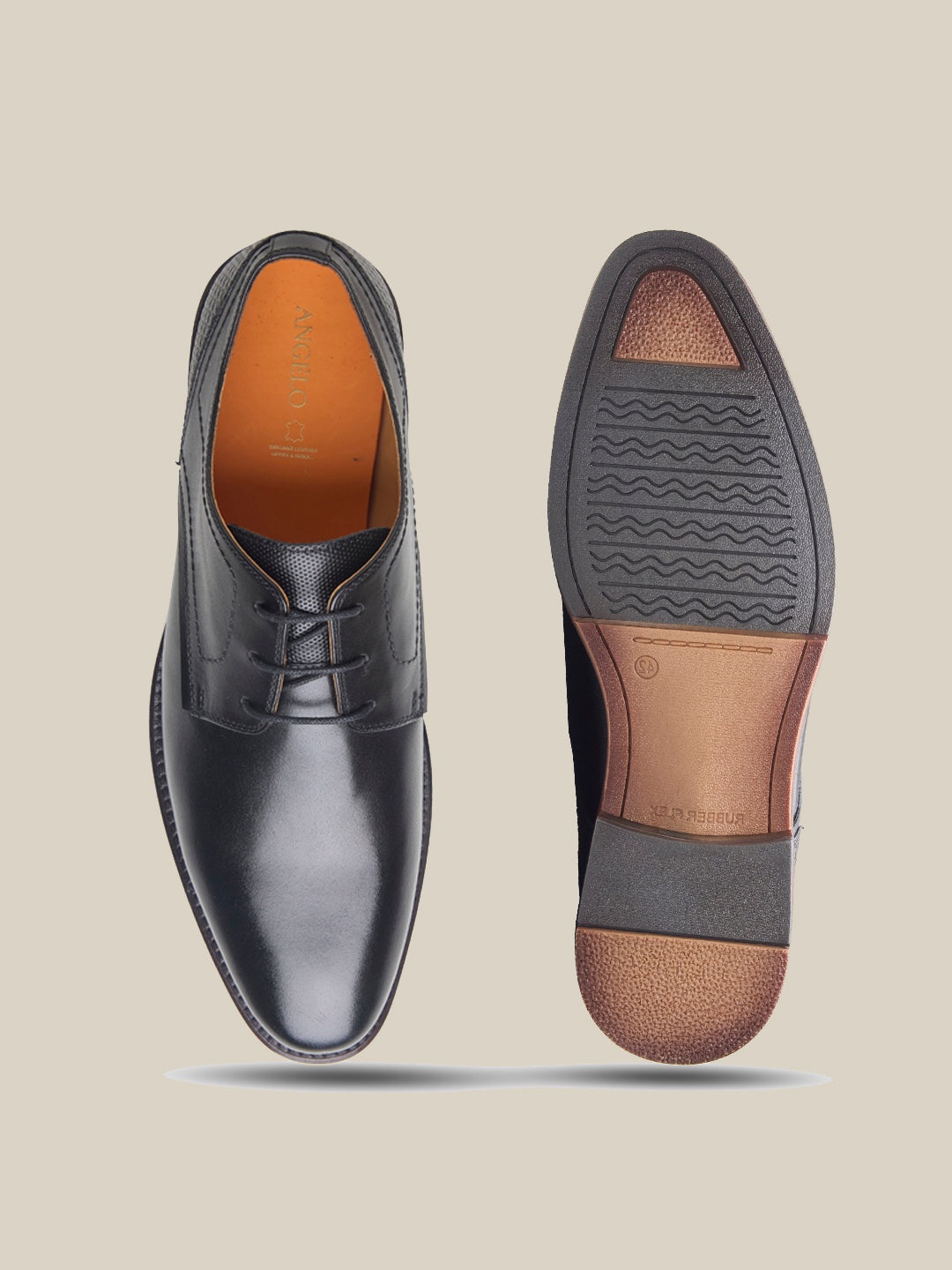 Plimmer Leather Derby Shoes Black