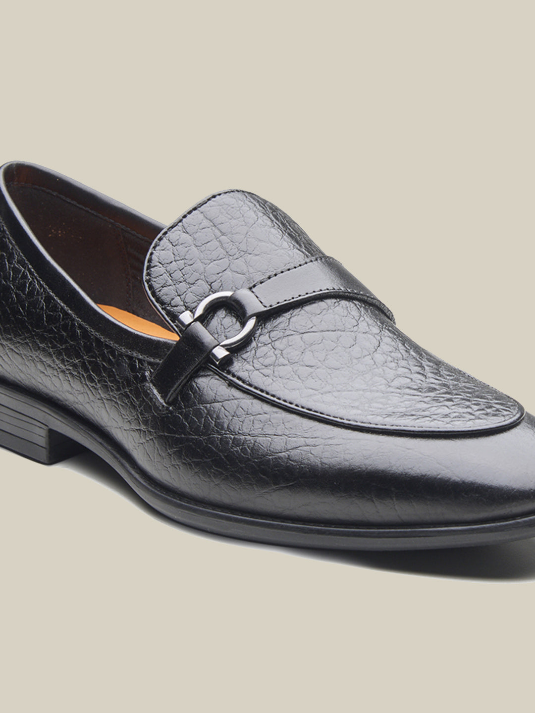 Nunzio Leather Formal Shoes Black