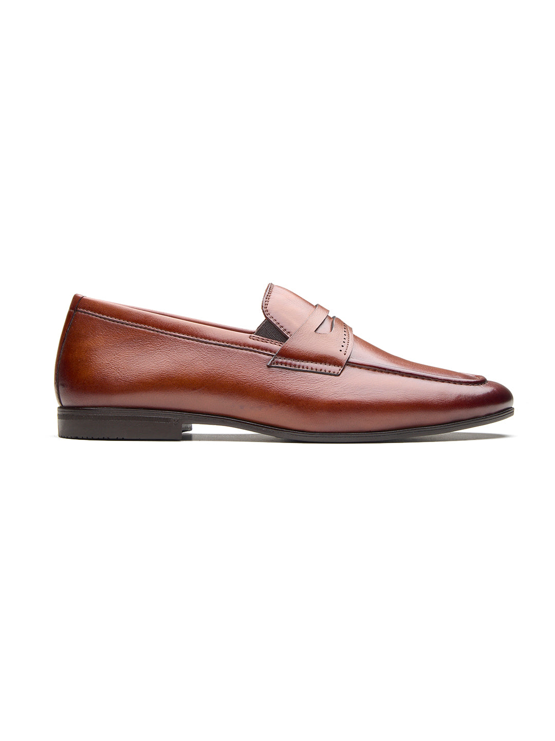Filippo Leather Formal Slip-on Shoes Tan