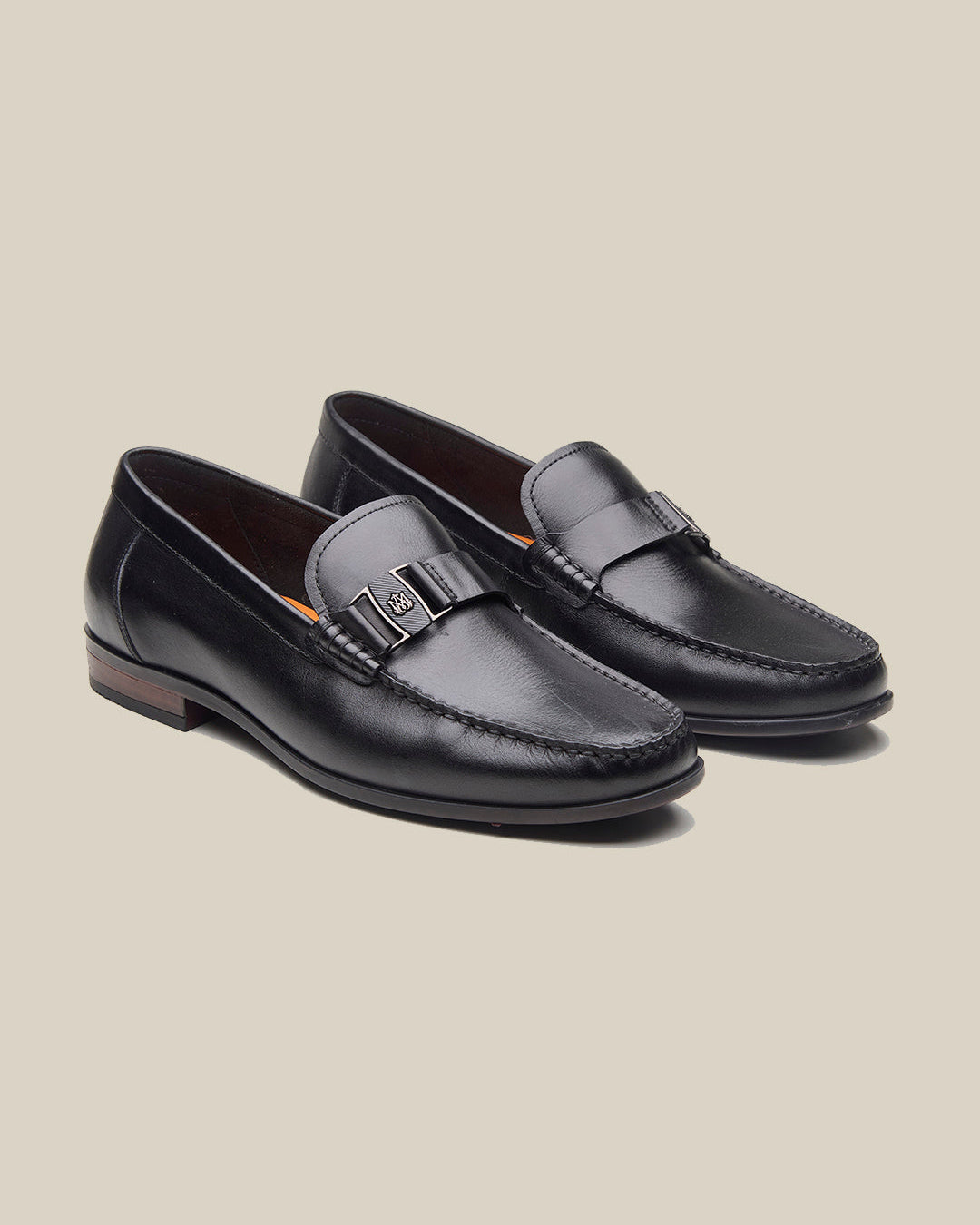 Milne Leather Loafers Black
