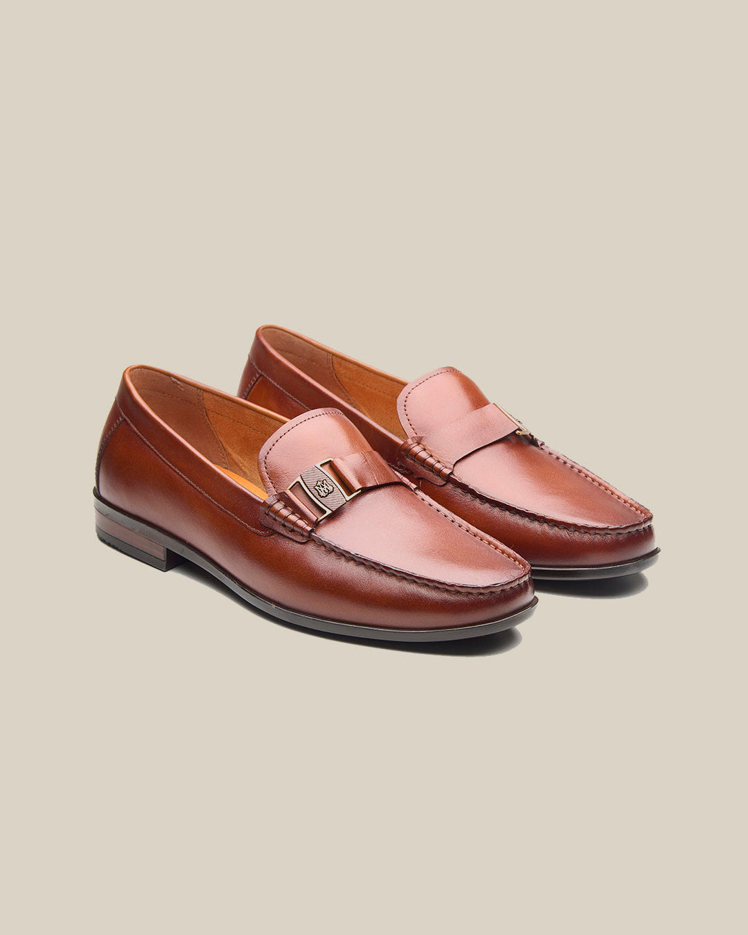 Milne Leather Loafers Tan