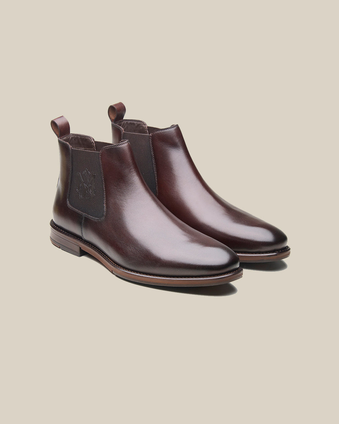 Harris Leather Chelsea Boots Brown