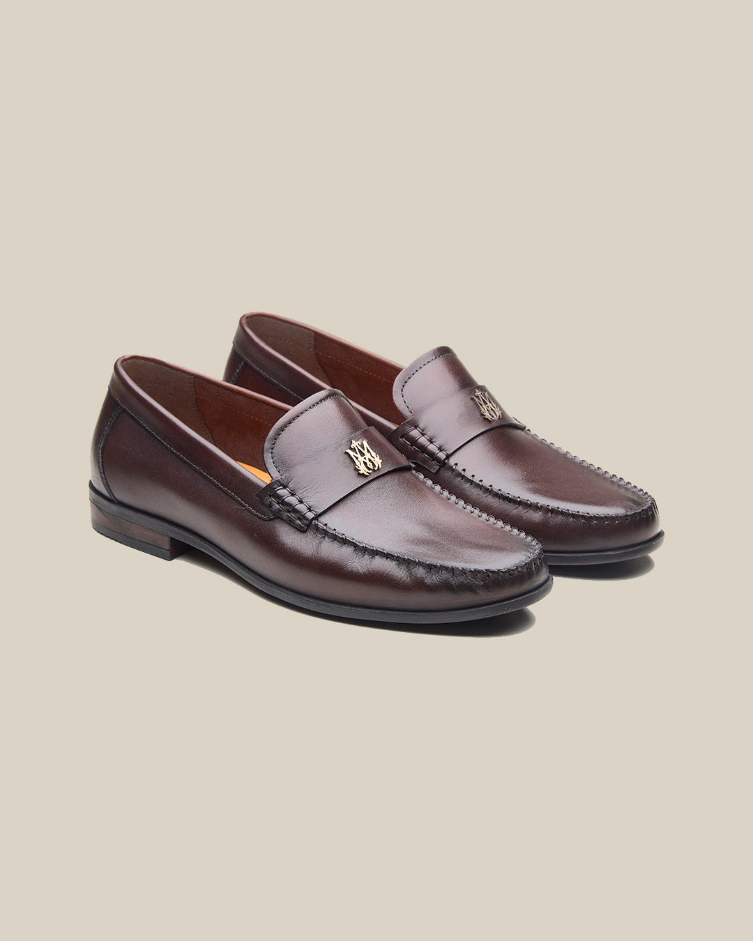 Mair Leather Loafers Brown