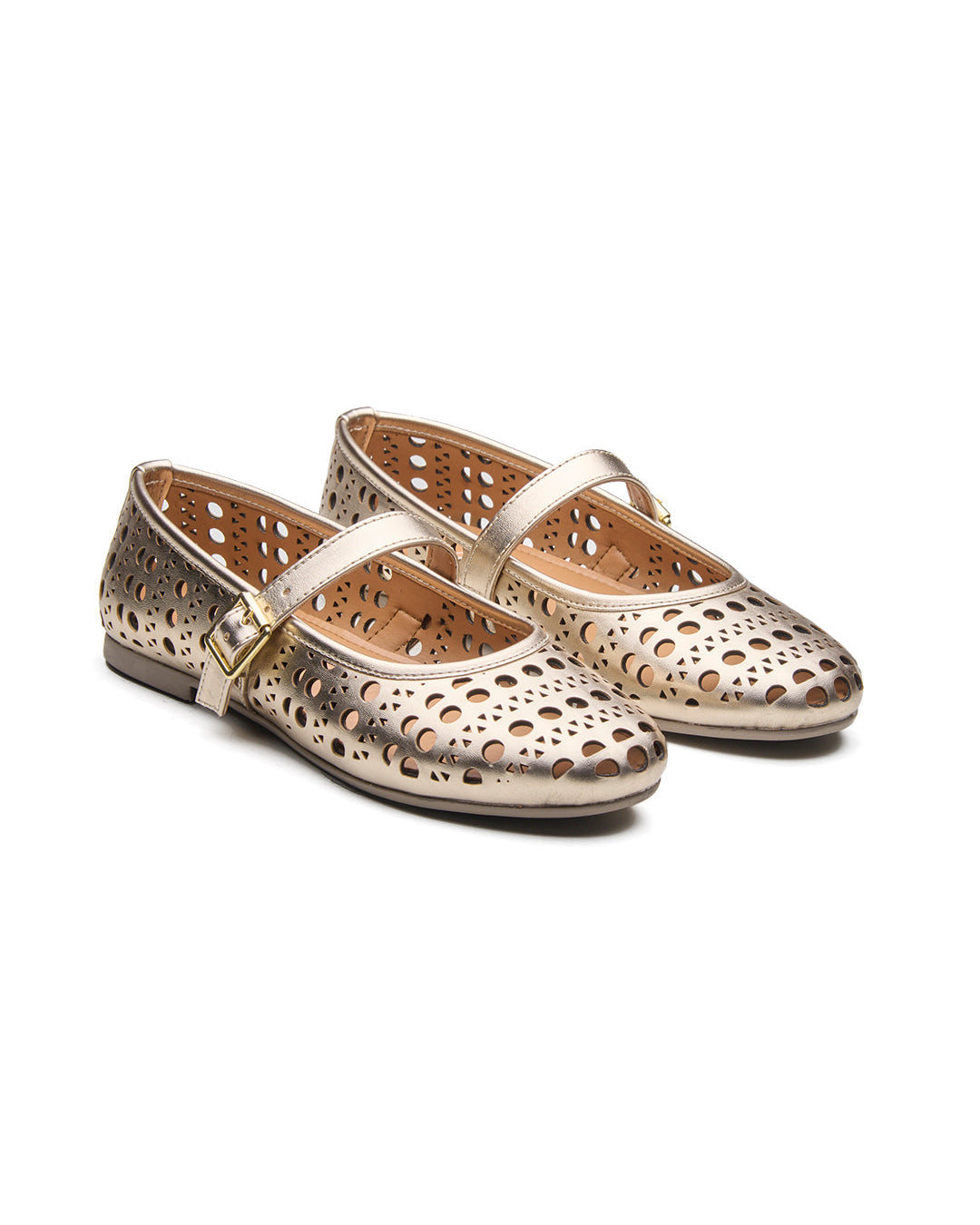 Celeste Mary Janes Gold