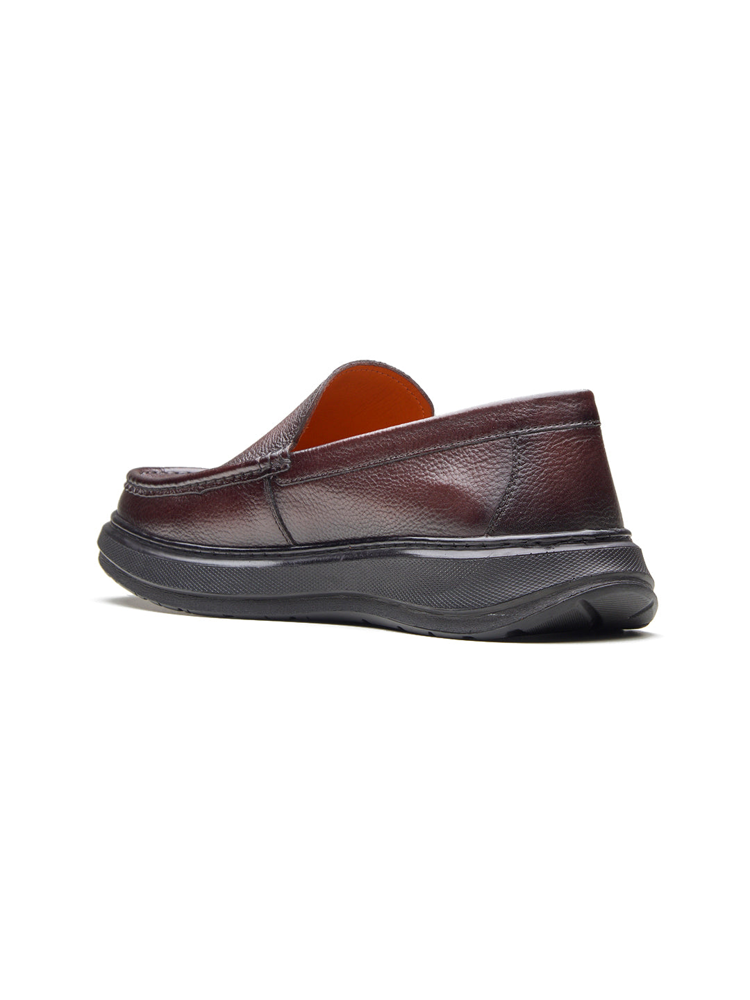 Ivano Leather Comfort Slip-on Shoe Brown