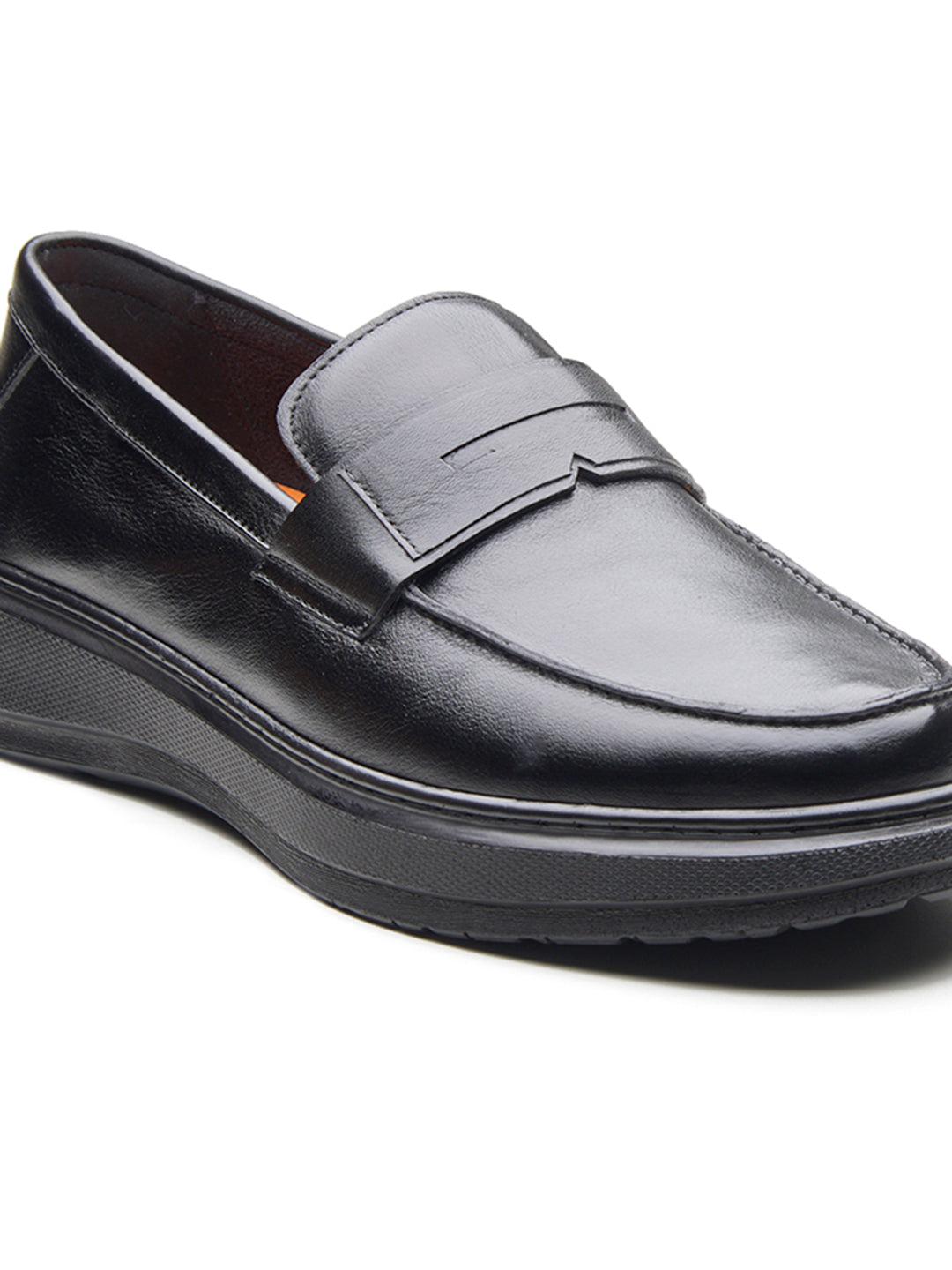 Ilario Leather Comfort Slip-on Shoes Black