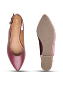 Michael Angelo's Isla Ballerinas For Women (Wine)