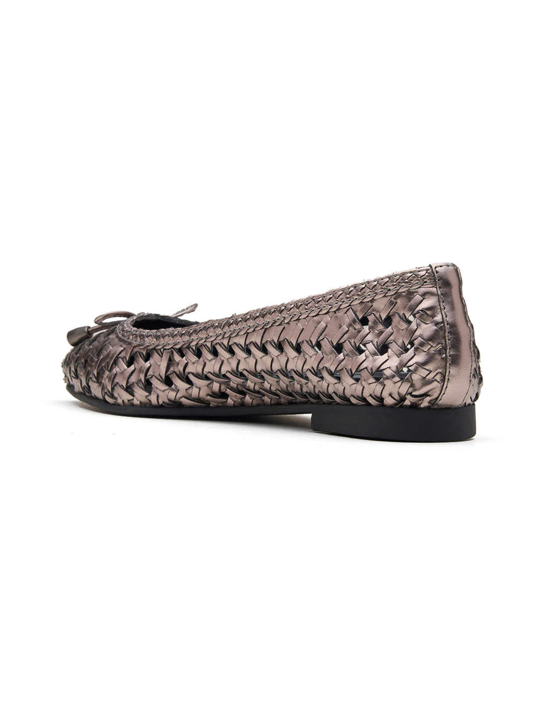 Velours Ballerinas Gunmetal
