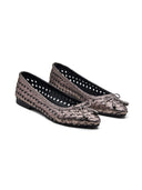 Michael Angelo's Velours Ballerinas For Women (Gunmetal)