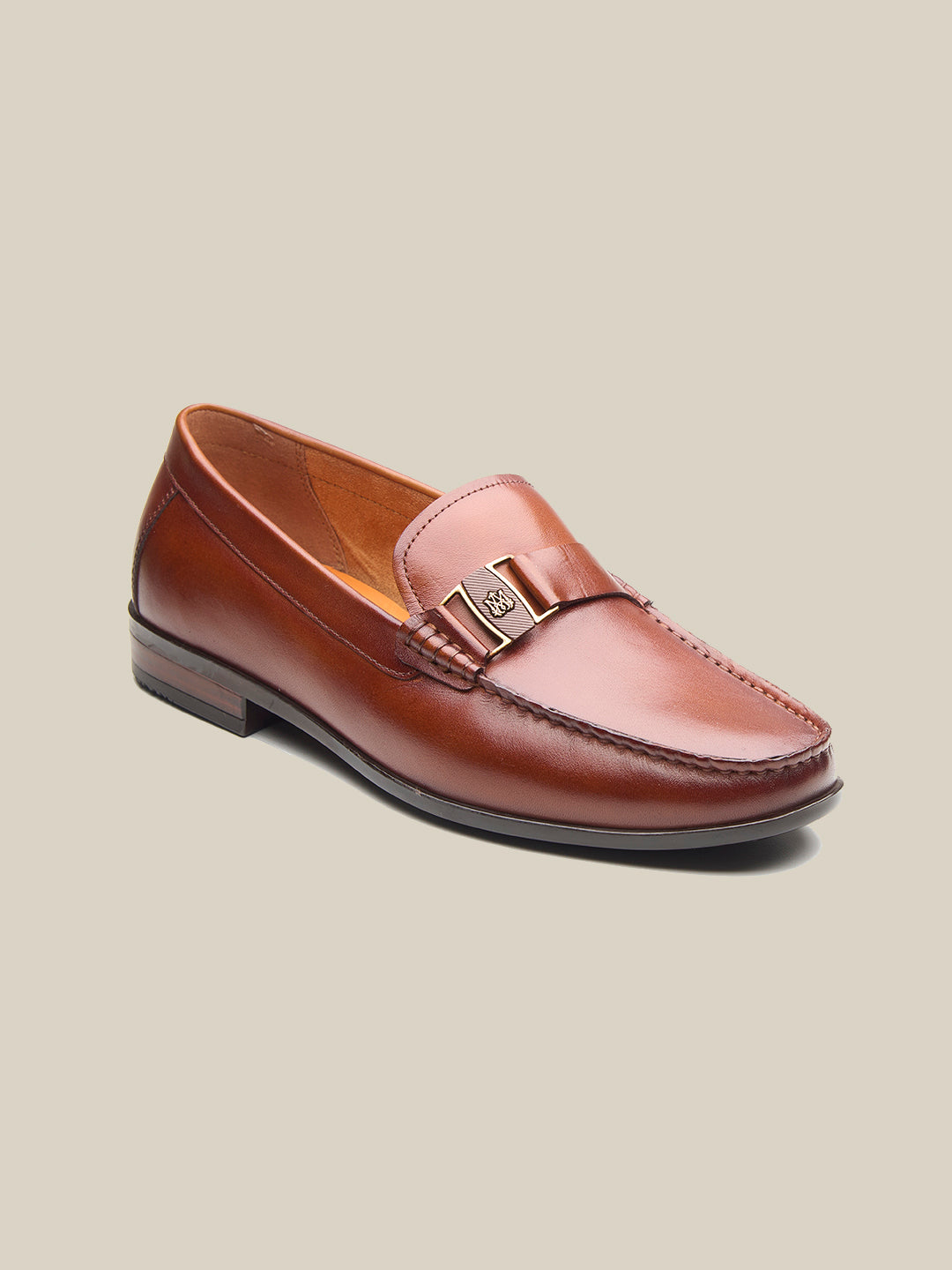 Milne Leather Loafers Tan