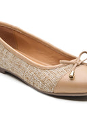 Michael Angelo's Sophie Ballerinas For Women (Tan)