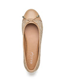 Michael Angelo's Sophie Ballerinas For Women (Tan)