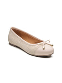 Michael Angelo's Sophie Ballerinas For Women (Cream)