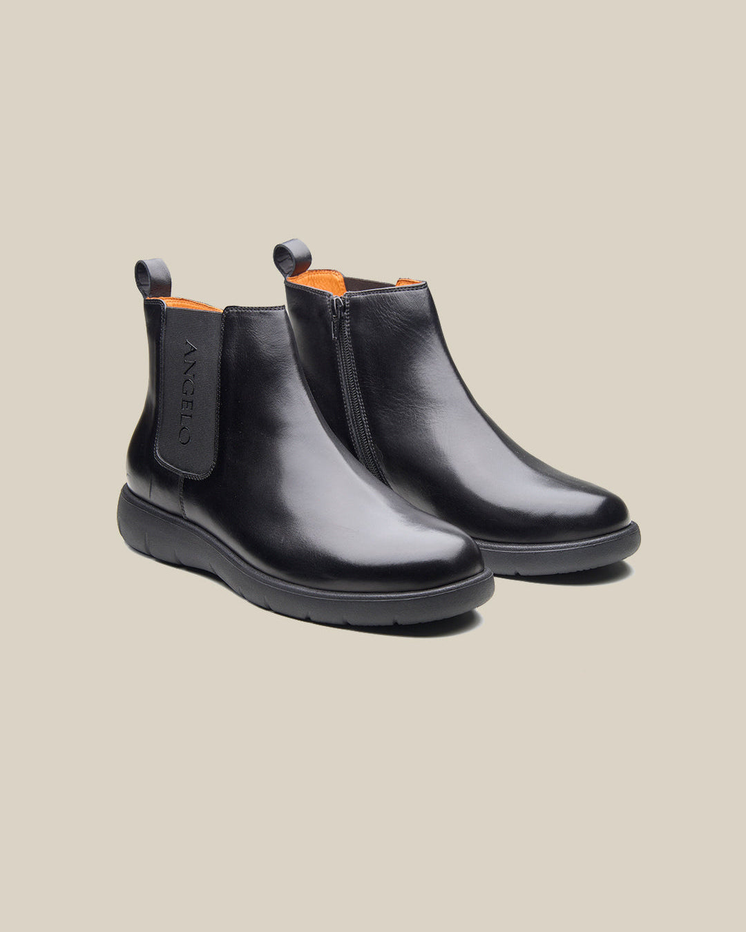 Moreno Leather Boots Black