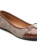 Michael Angelo's Sophie Ballerinas For Women (Brown)