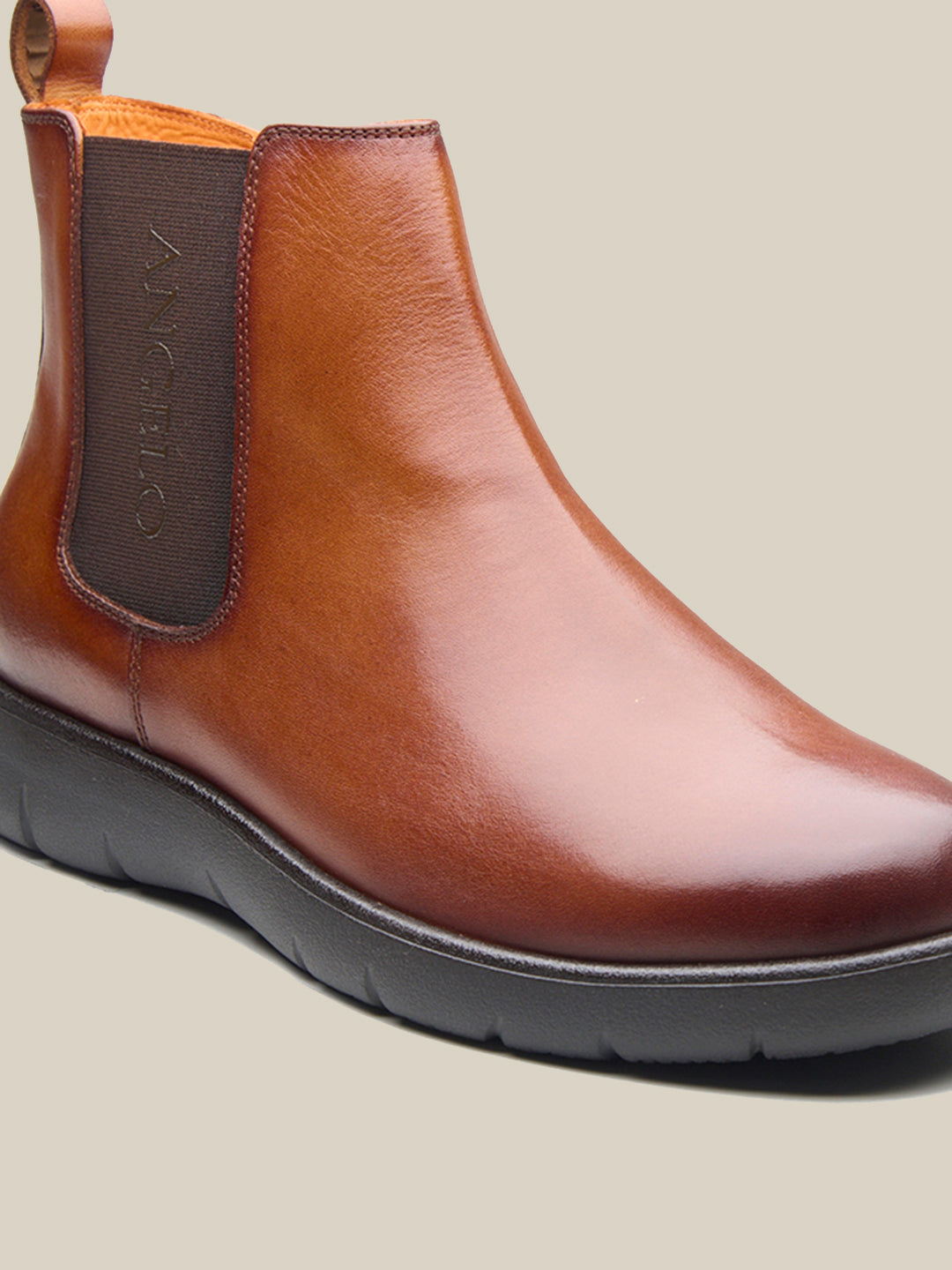 Moreno Leather Boots Tan