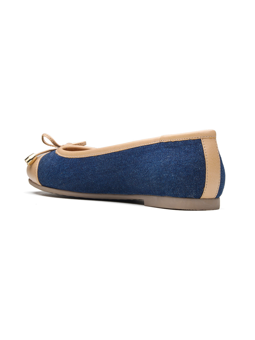 Clara Ballerinas Navy Beige